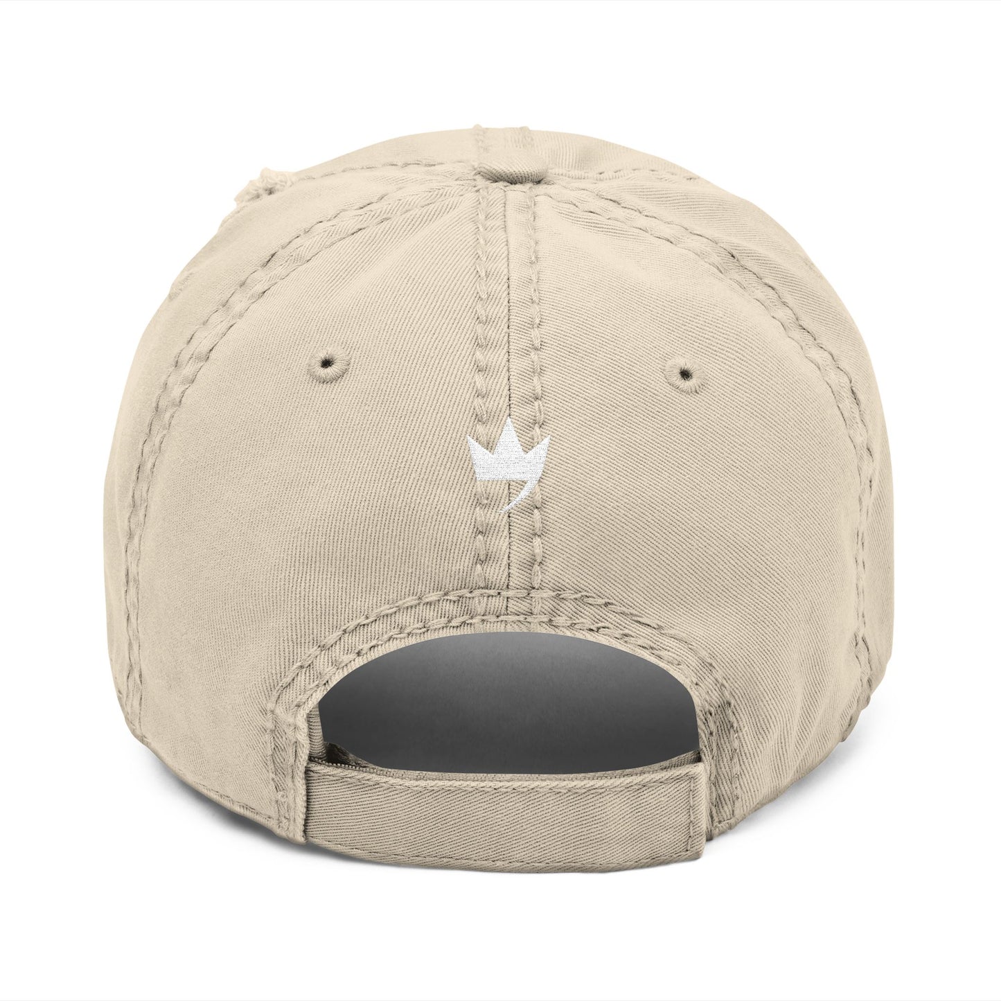 Elite Threads Distressed Vintage Style Embroidery Cap