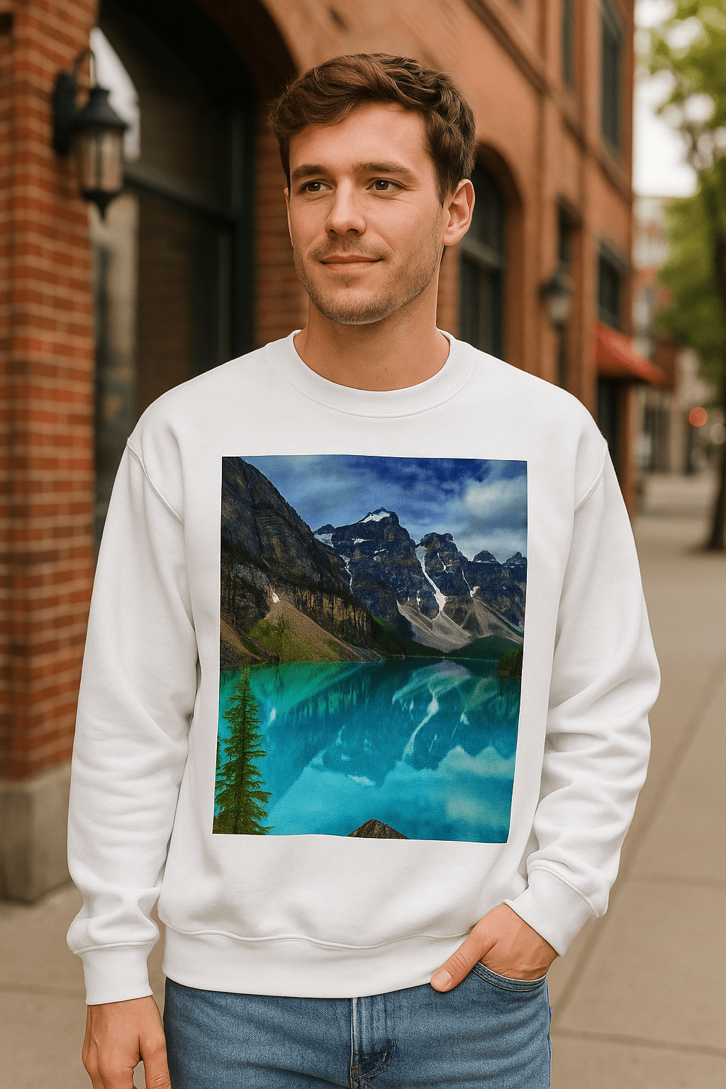Elite Threads Scenic Landscape Sweatshirt - Elite Threads