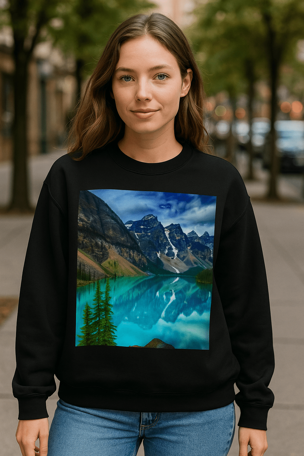 Elite Threads Scenic Landscape Sweatshirt - Elite Threads