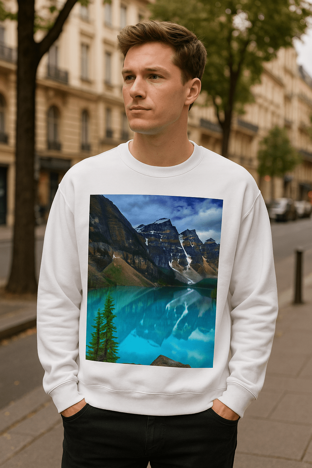 Elite Threads Scenic Landscape Sweatshirt - Elite Threads