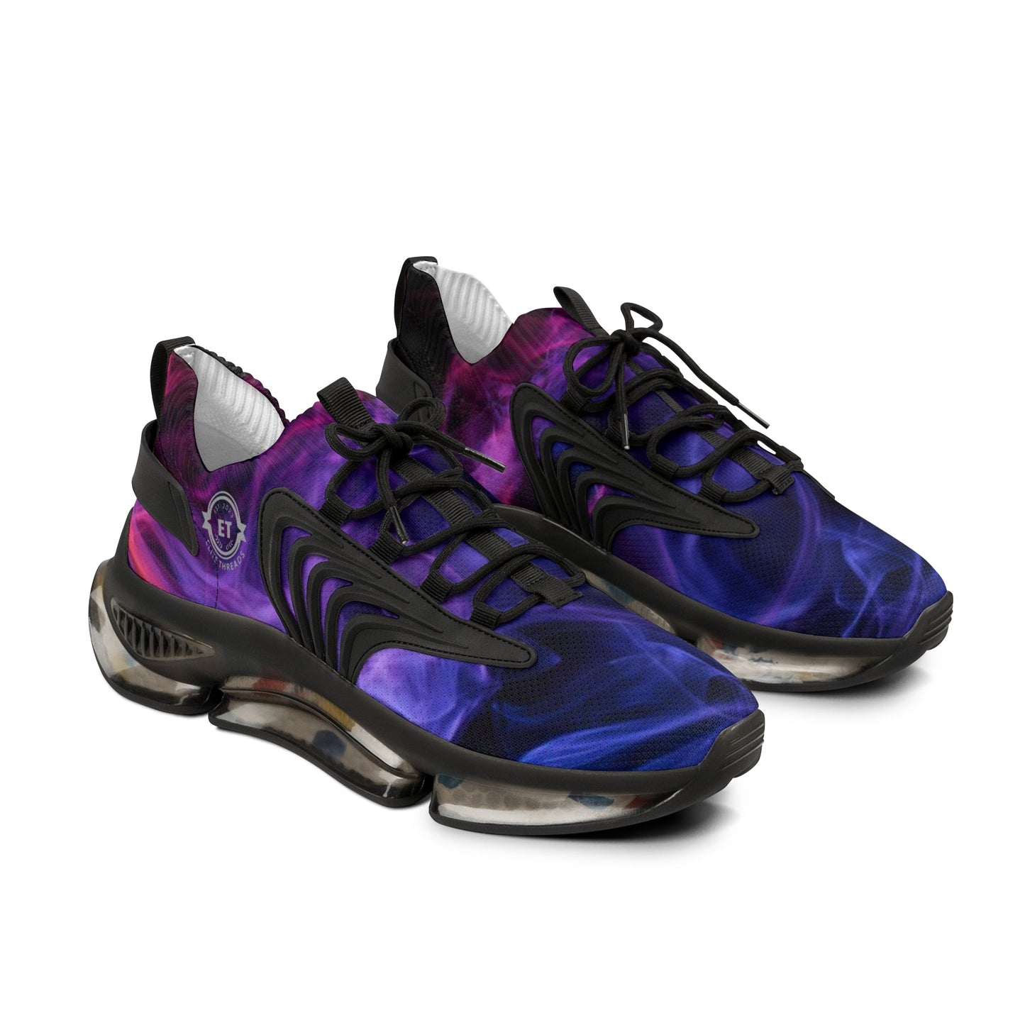 Gradient Flame Mesh Sneakers - Elite Threads