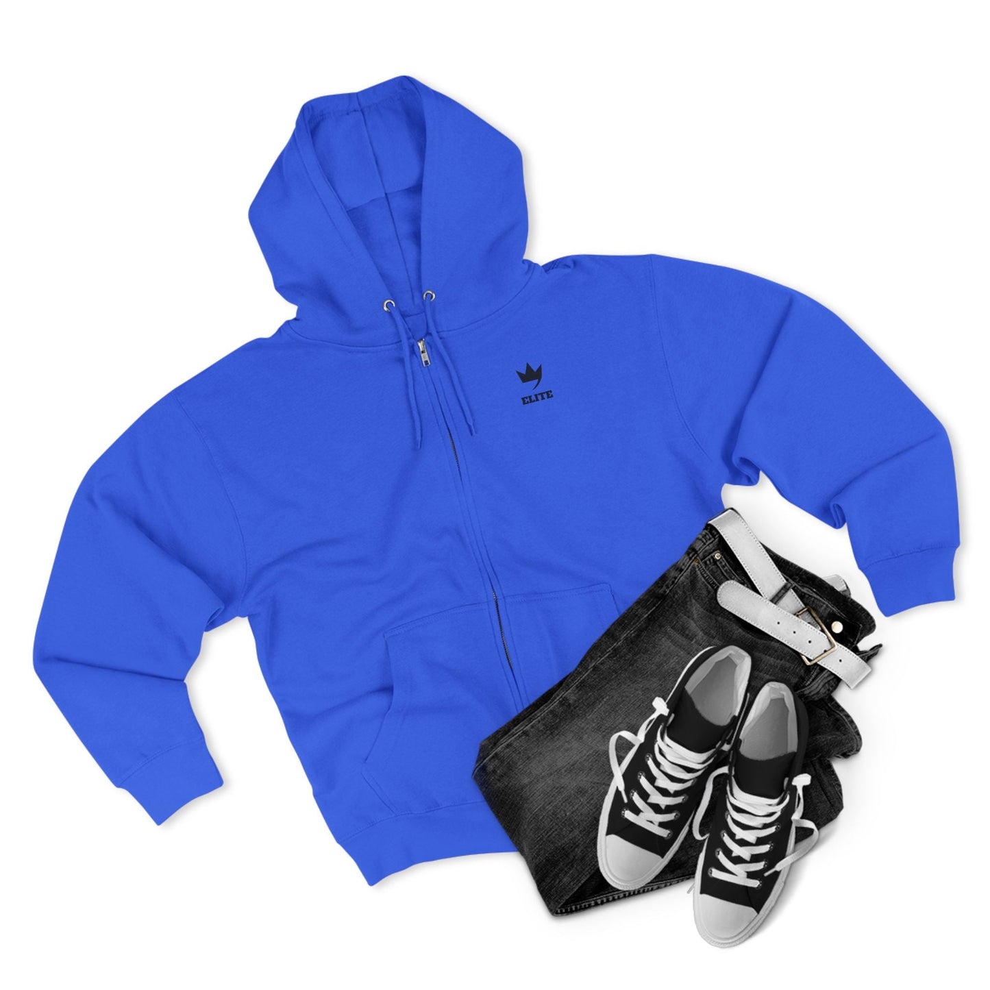 Elite Unisex Zip Hoodie - Cozy Athletic Wear for Everyday Comfort, Perfect for Gym, Casual Outfits, or Relaxing at Home. - Elite Threads