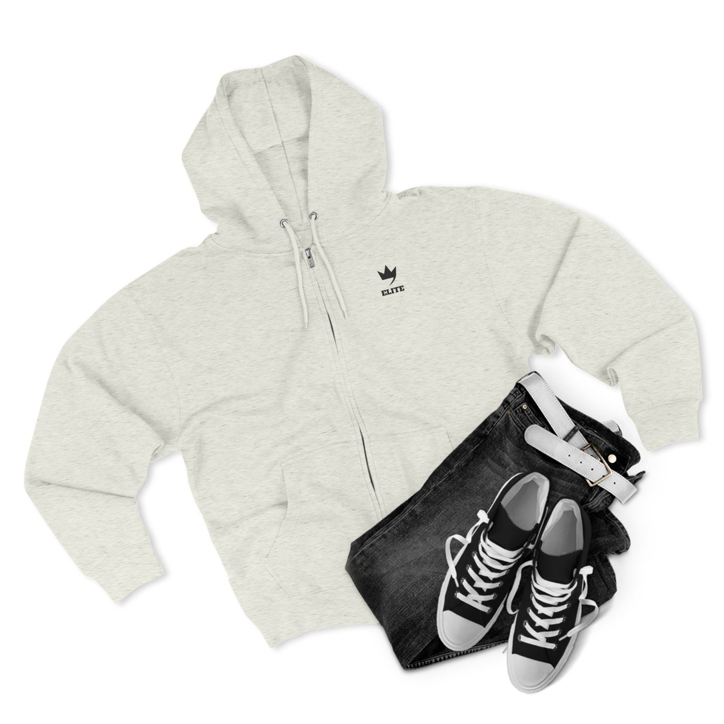 Elite Unisex Zip Hoodie - Cozy Athletic Wear for Everyday Comfort, Perfect for Gym, Casual Outfits, or Relaxing at Home. - Elite Threads